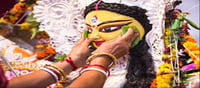 Durga Puja rituals and a grand farewell!!!